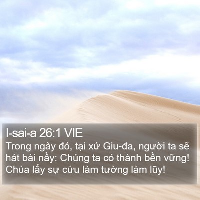 I-sai-a 26:1 VIE Bible Verse Image