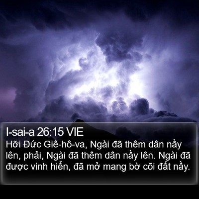 I-sai-a 26:15 VIE Bible Verse Image