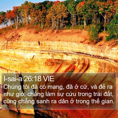 I-sai-a 26:18 VIE Bible Verse Image