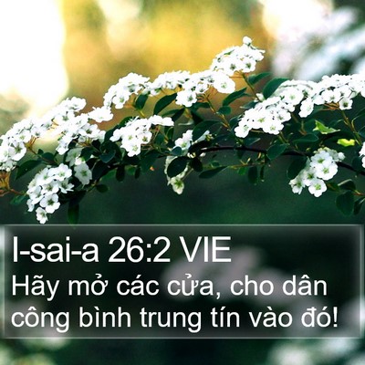 I-sai-a 26:2 VIE Bible Verse Image