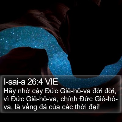 I-sai-a 26:4 VIE Bible Verse Image