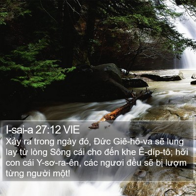 I-sai-a 27:12 VIE Bible Verse Image