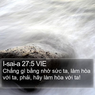 I-sai-a 27:5 VIE Bible Verse Image