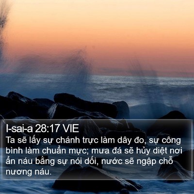 I-sai-a 28:17 VIE Bible Verse Image