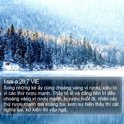 I-sai-a 28:7 VIE Bible Verse Image
