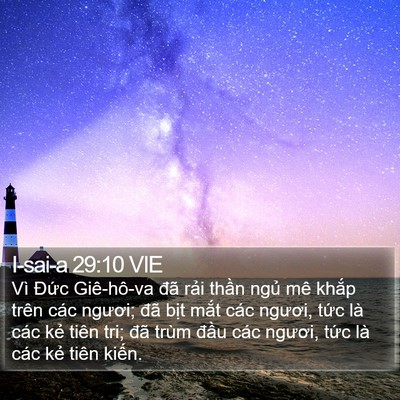 I-sai-a 29:10 VIE Bible Verse Image