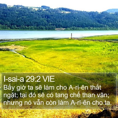 I-sai-a 29:2 VIE Bible Verse Image