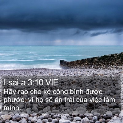 I-sai-a 3:10 VIE Bible Verse Image