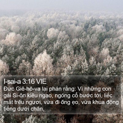 I-sai-a 3:16 VIE Bible Verse Image