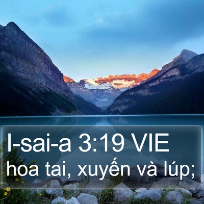 I-sai-a 3:19 VIE Bible Verse Image