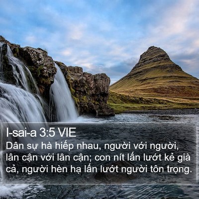 I-sai-a 3:5 VIE Bible Verse Image