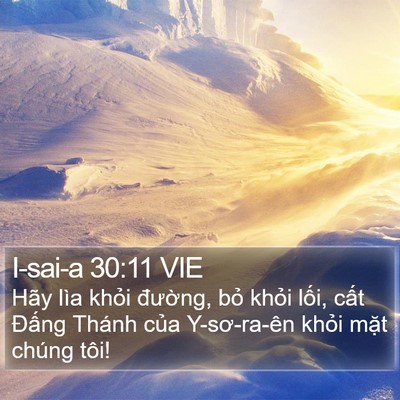 I-sai-a 30:11 VIE Bible Verse Image