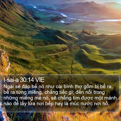 I-sai-a 30:14 VIE Bible Verse Image