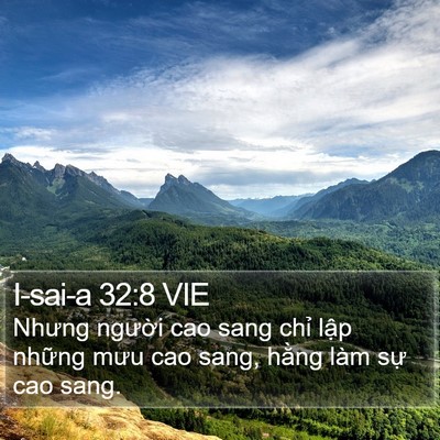 I-sai-a 32:8 VIE Bible Verse Image