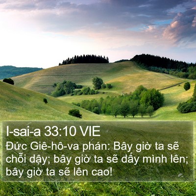 I-sai-a 33:10 VIE Bible Verse Image