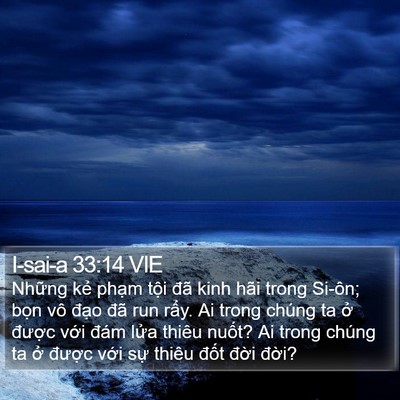 I-sai-a 33:14 VIE Bible Verse Image