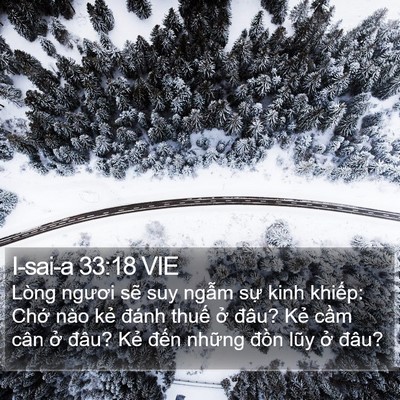I-sai-a 33:18 VIE Bible Verse Image