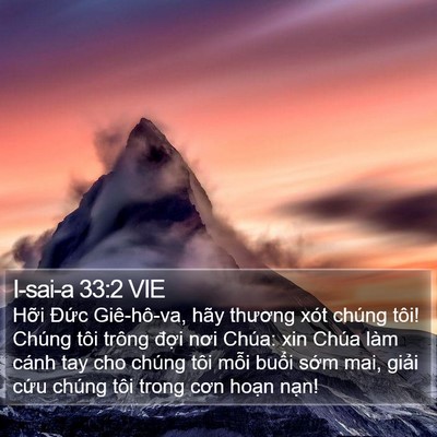 I-sai-a 33:2 VIE Bible Verse Image