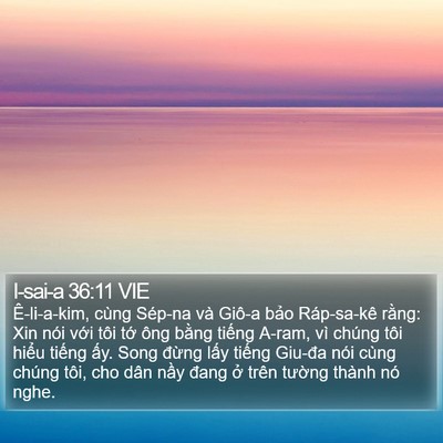 I-sai-a 36:11 VIE Bible Verse Image