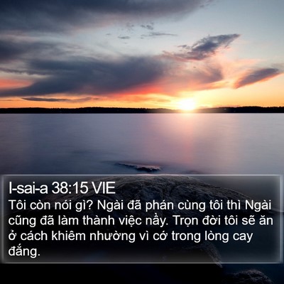 I-sai-a 38:15 VIE Bible Verse Image