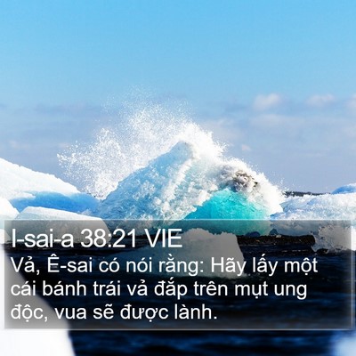 I-sai-a 38:21 VIE Bible Verse Image