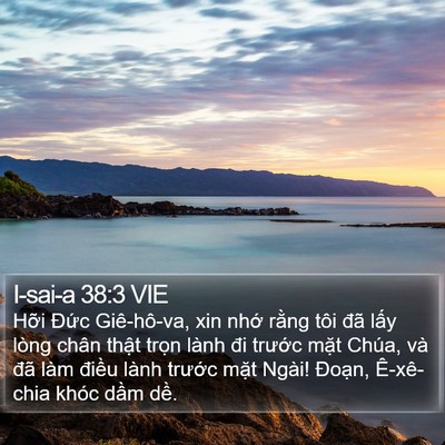 I-sai-a 38:3 VIE Bible Verse Image