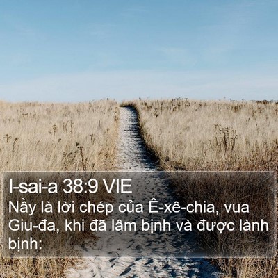 I-sai-a 38:9 VIE Bible Verse Image