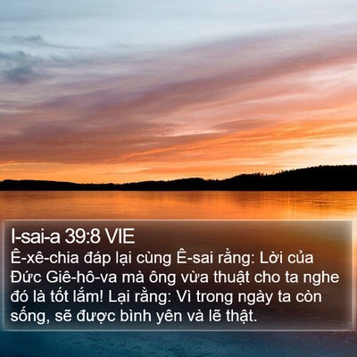 I-sai-a 39:8 VIE Bible Verse Image
