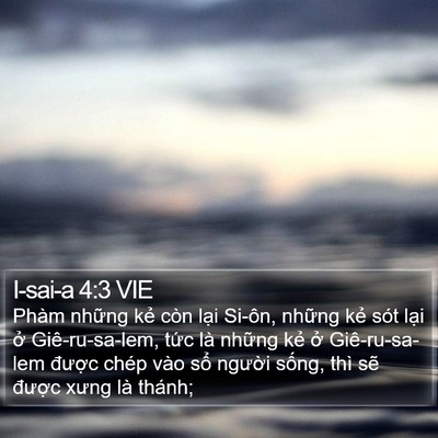 I-sai-a 4:3 VIE Bible Verse Image