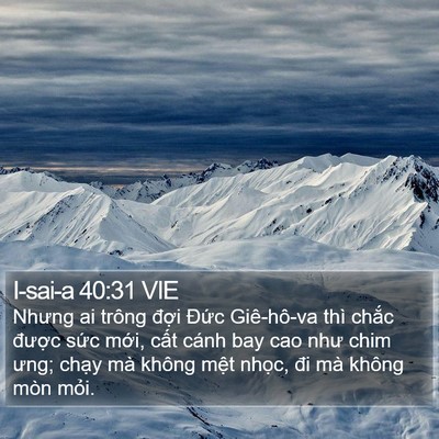 I-sai-a 40:31 VIE Bible Verse Image