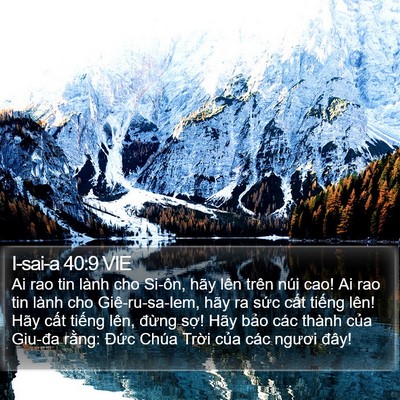 I-sai-a 40:9 VIE Bible Verse Image
