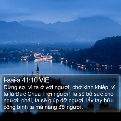 I-sai-a 41:10 VIE Bible Verse Image