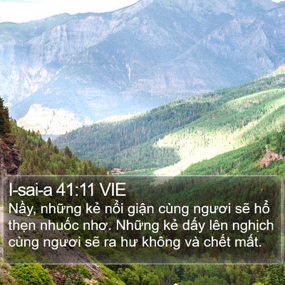 I-sai-a 41:11 VIE Bible Verse Image