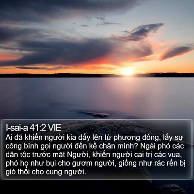 I-sai-a 41:2 VIE Bible Verse Image