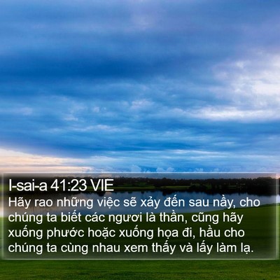 I-sai-a 41:23 VIE Bible Verse Image