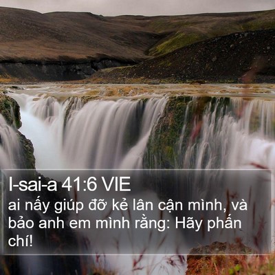 I-sai-a 41:6 VIE Bible Verse Image