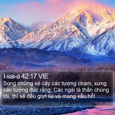 I-sai-a 42:17 VIE Bible Verse Image