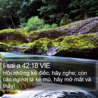I-sai-a 42:18 VIE Bible Verse Image