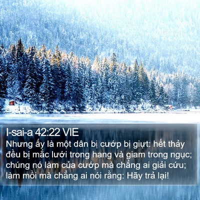 I-sai-a 42:22 VIE Bible Verse Image