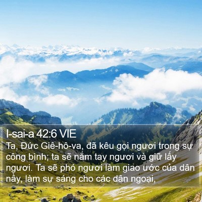 I-sai-a 42:6 VIE Bible Verse Image