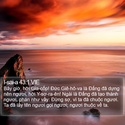 I-sai-a 43:1 VIE Bible Verse Image