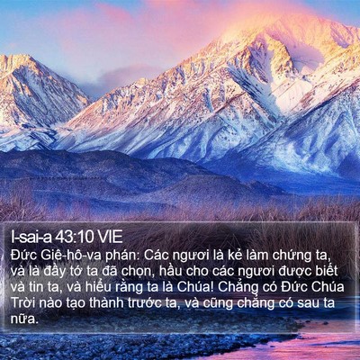 I-sai-a 43:10 VIE Bible Verse Image