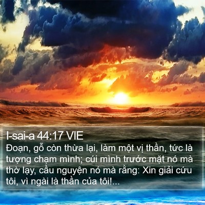 I-sai-a 44:17 VIE Bible Verse Image
