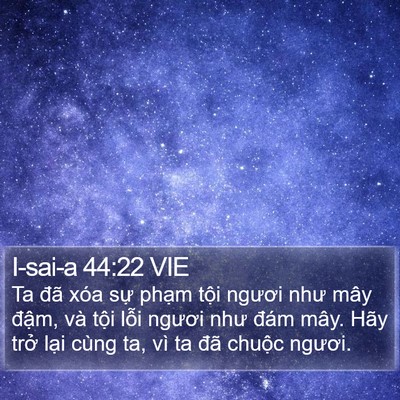 I-sai-a 44:22 VIE Bible Verse Image