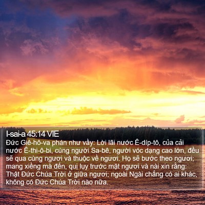 I-sai-a 45:14 VIE Bible Verse Image