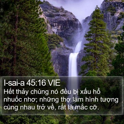 I-sai-a 45:16 VIE Bible Verse Image