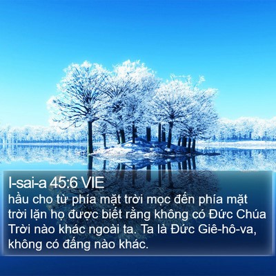 I-sai-a 45:6 VIE Bible Verse Image