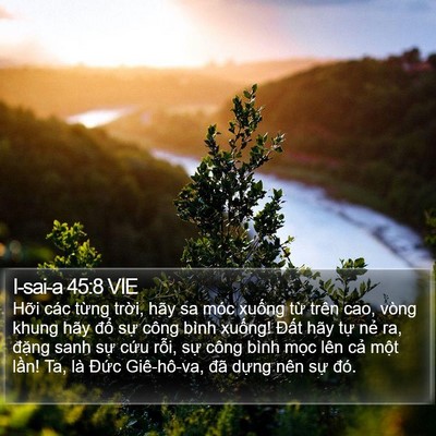 I-sai-a 45:8 VIE Bible Verse Image