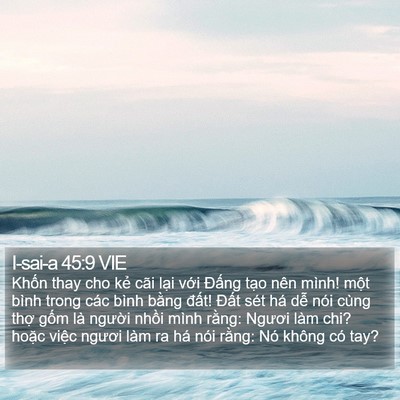 I-sai-a 45:9 VIE Bible Verse Image