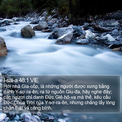 I-sai-a 48:1 VIE Bible Verse Image